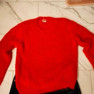 Kate Spade Fuzzy Red sweater